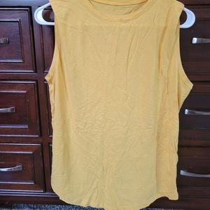 Yellow lululemon tank top